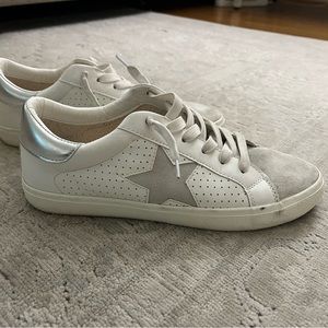 White Fun Casual Sneakers